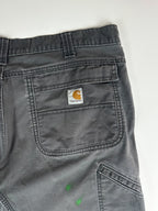 Preloved 2010s Carhartt Rugged Flex Relaxed Fit Canvas Work Pant Dungaree (38x32)