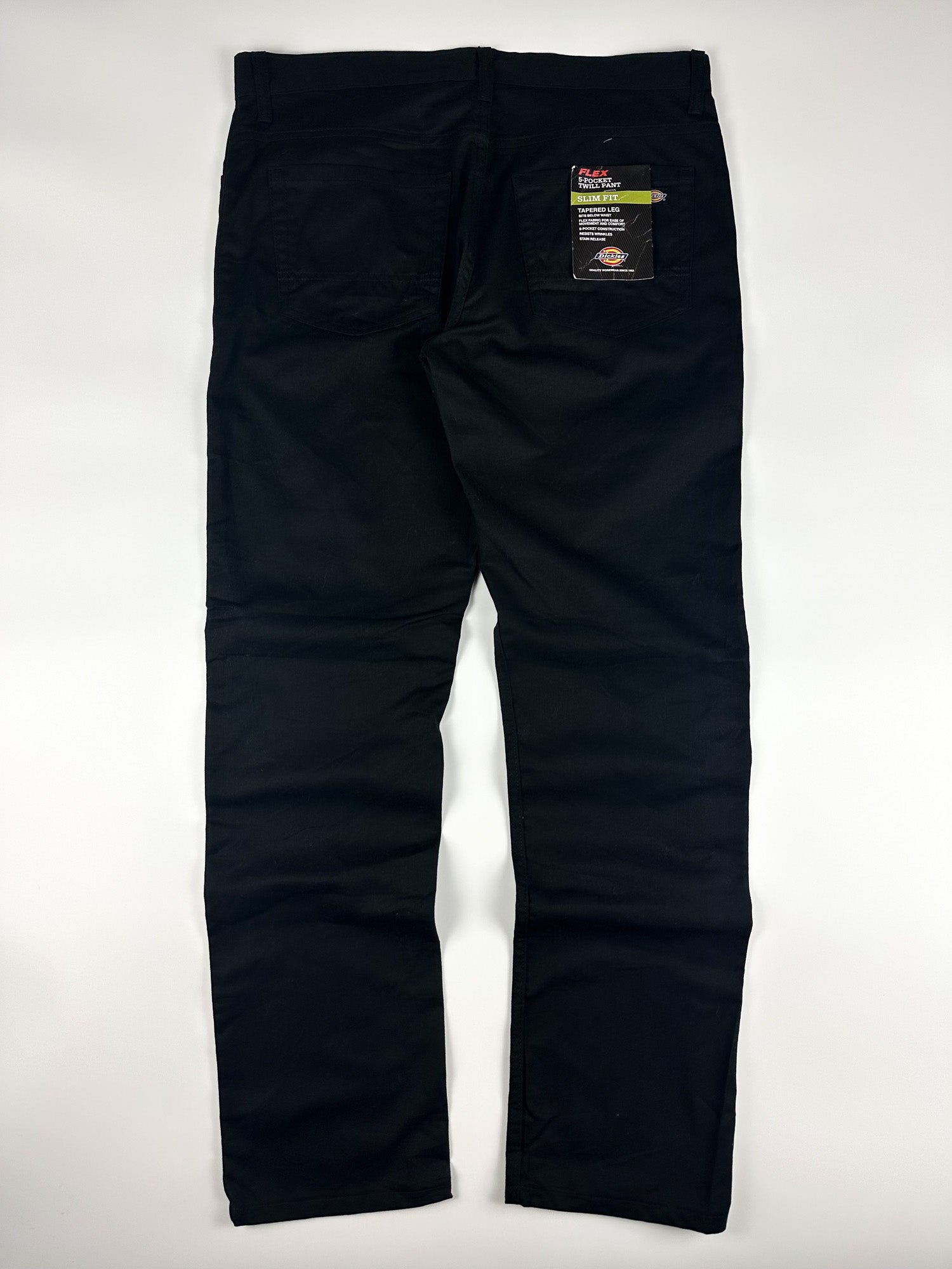 BNWT 2020s Dickies FLEX 5-Pocket Slim Tapered Fit Twill Pants (34x32)