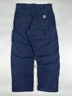 Preloved 2010s Carhartt Flame Resistant Canvas Loose Fit Carpenter Pants (35x29)