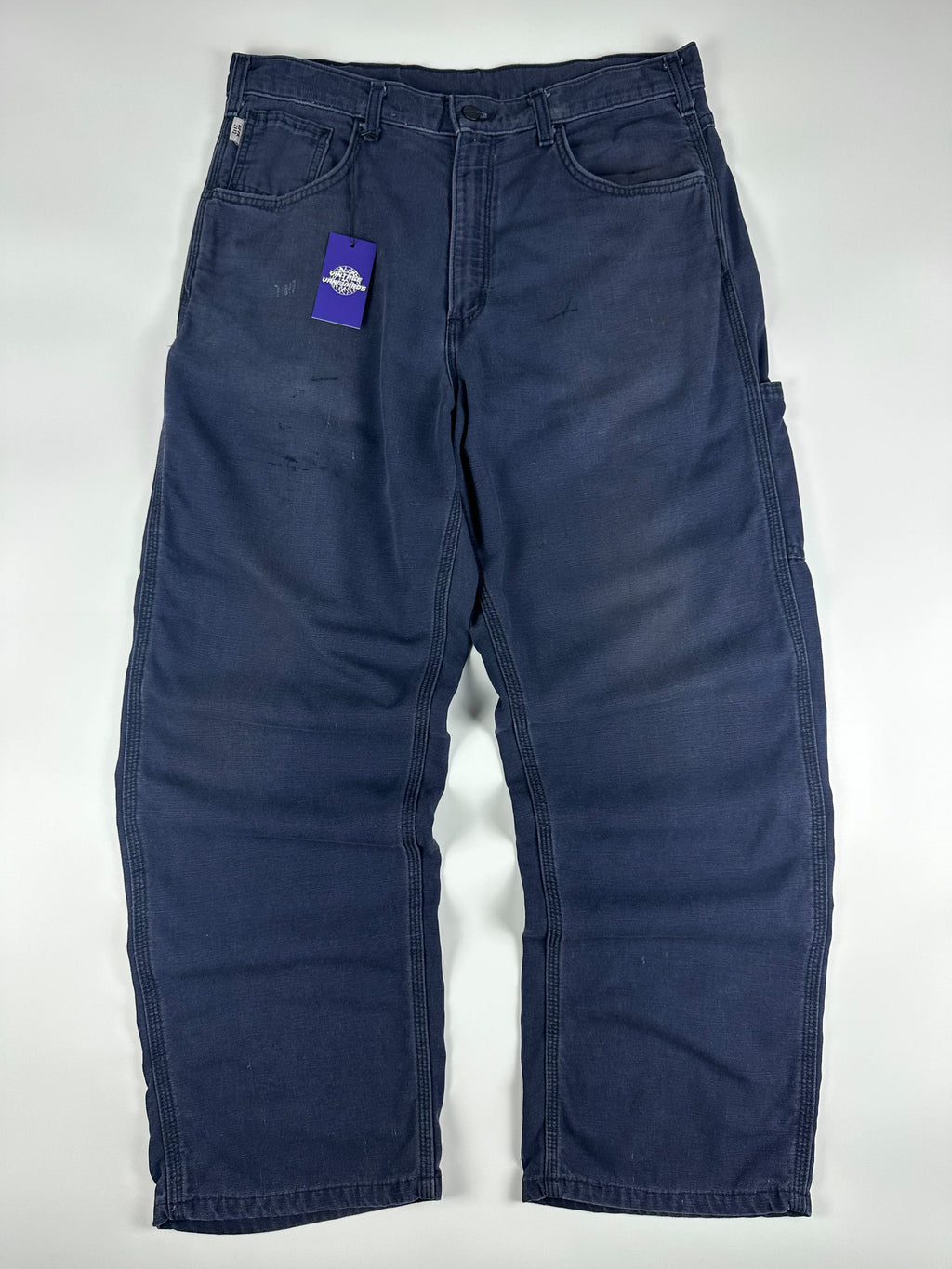 Preloved 2010s Carhartt Flame Resistant Canvas Loose Fit Carpenter Pants (35x29)