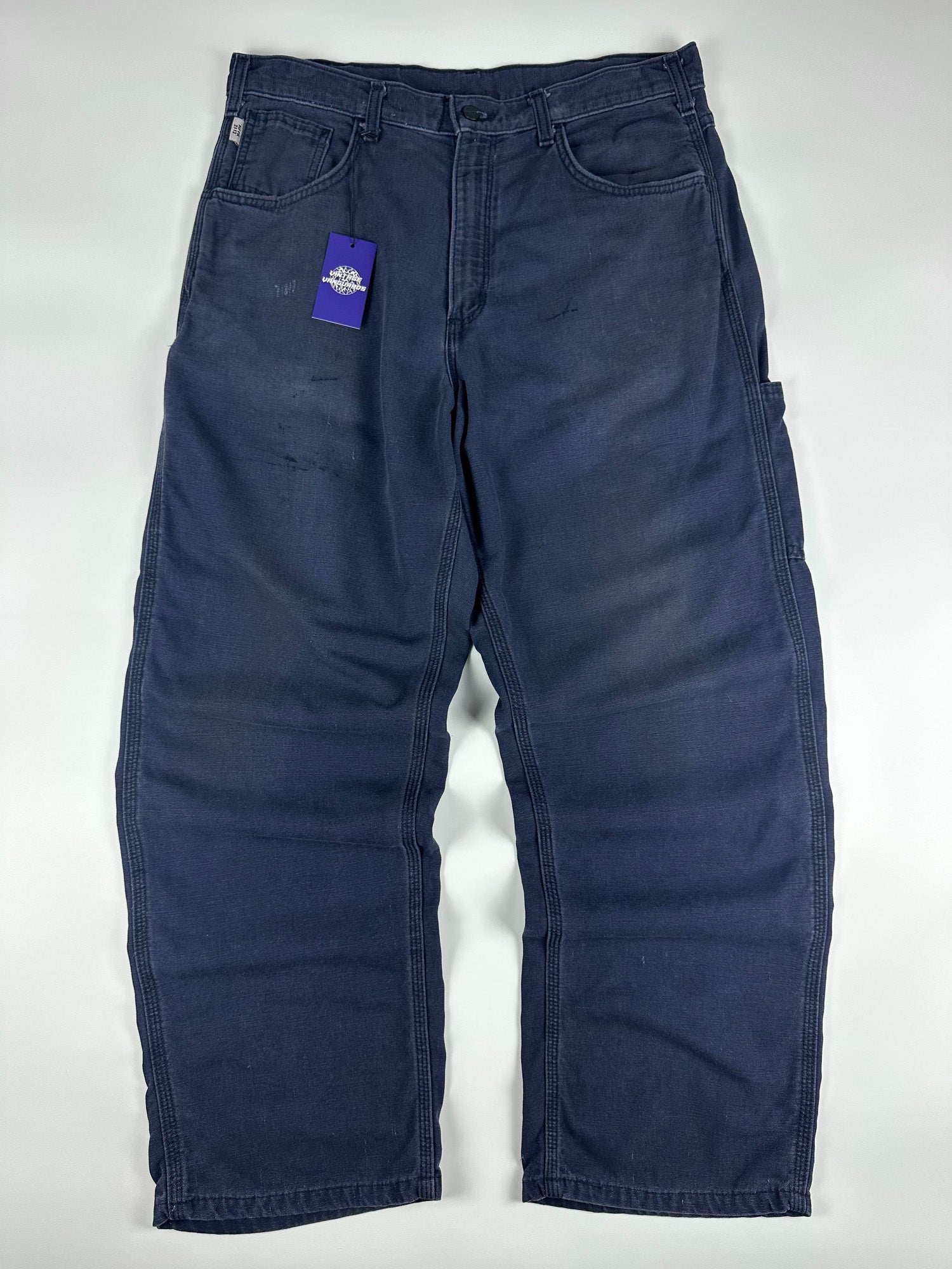 Preloved 2010s Carhartt Flame Resistant Canvas Loose Fit Carpenter Pants (35x29)