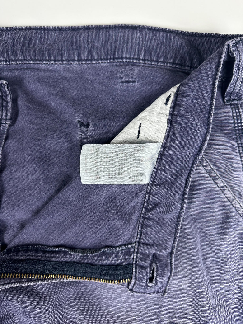 Preloved 2010s Carhartt Relaxed Fit Canvas Workwear Carpenter Pants (42x25)