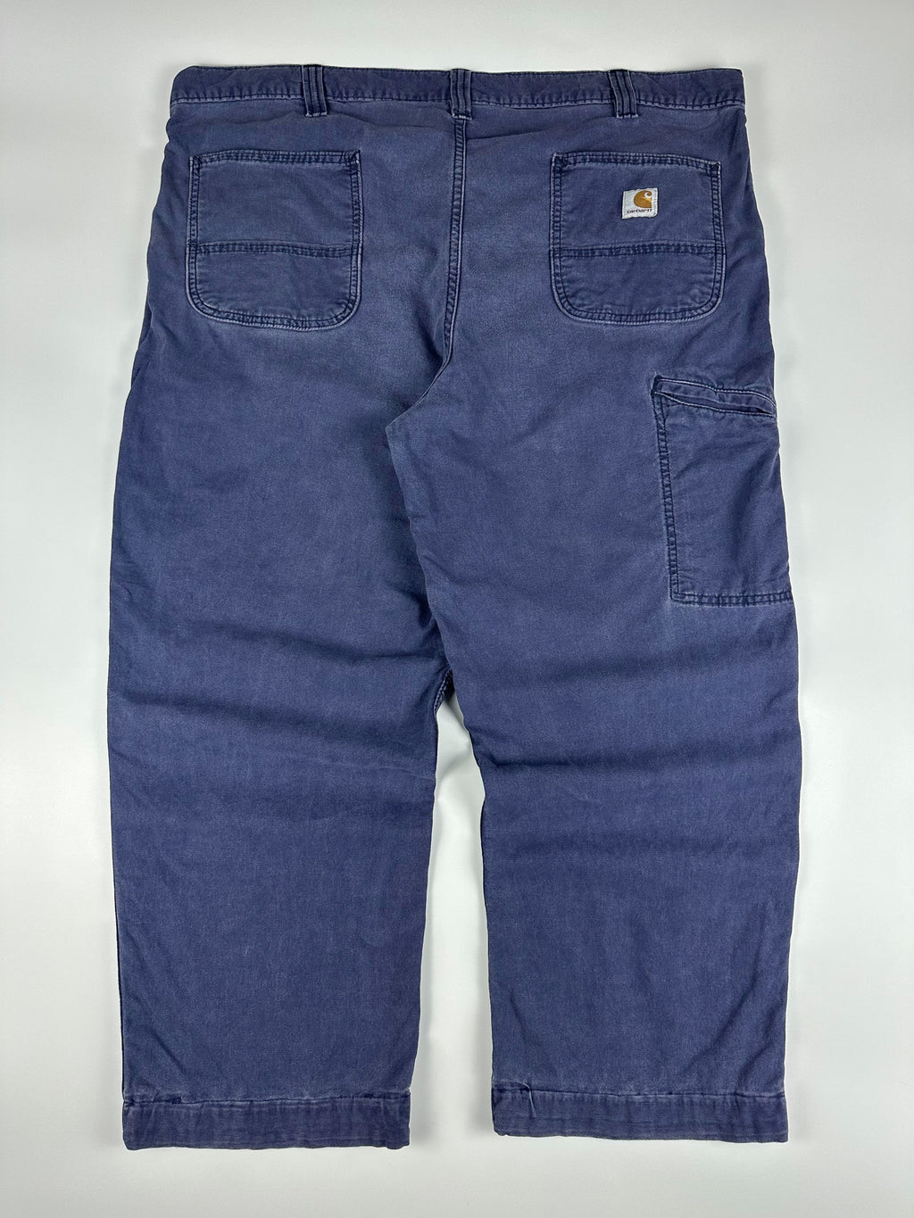 Preloved 2010s Carhartt Relaxed Fit Canvas Workwear Carpenter Pants (42x25)
