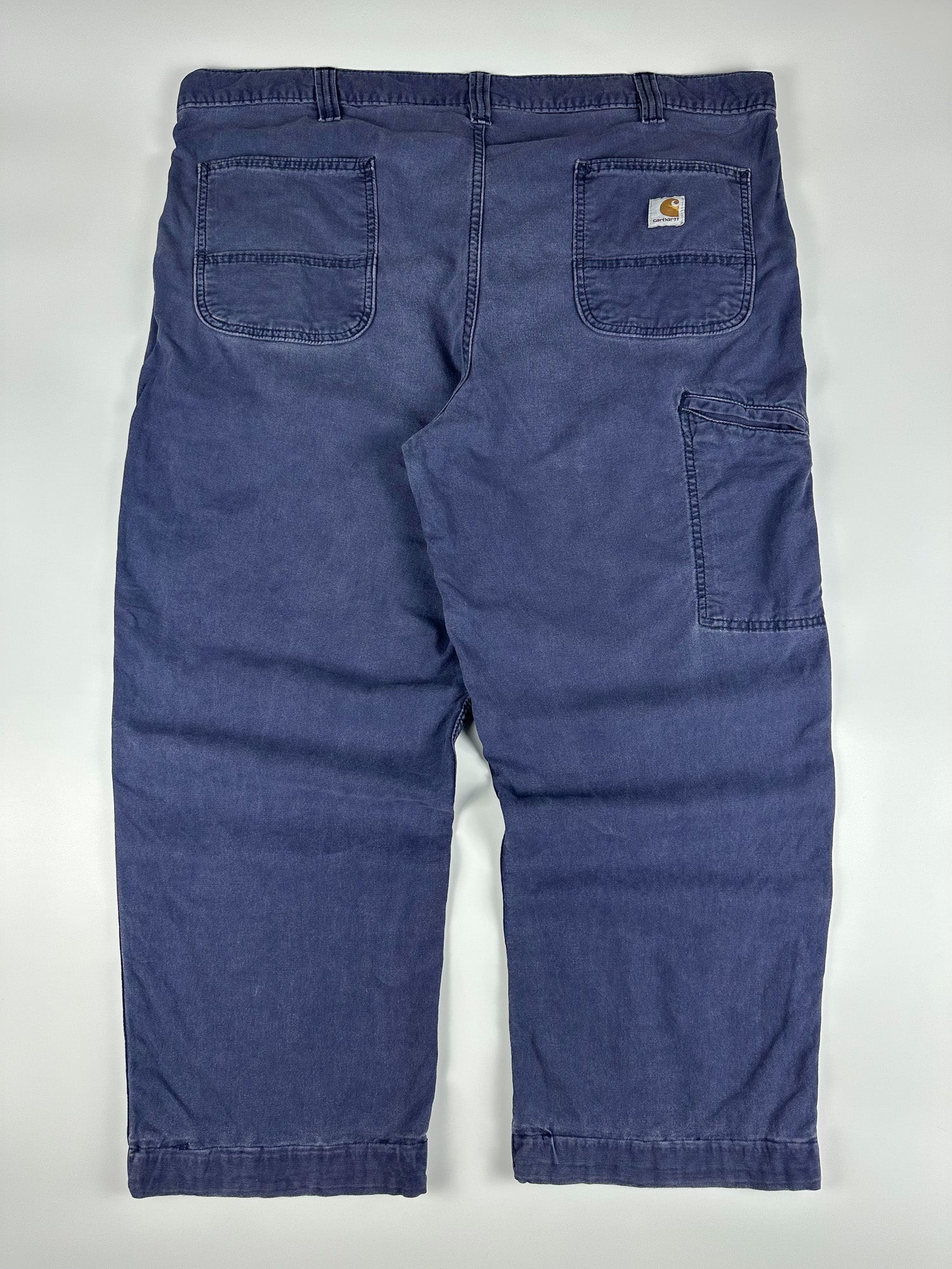 Preloved 2010s Carhartt Relaxed Fit Canvas Workwear Carpenter Pants (42x25)