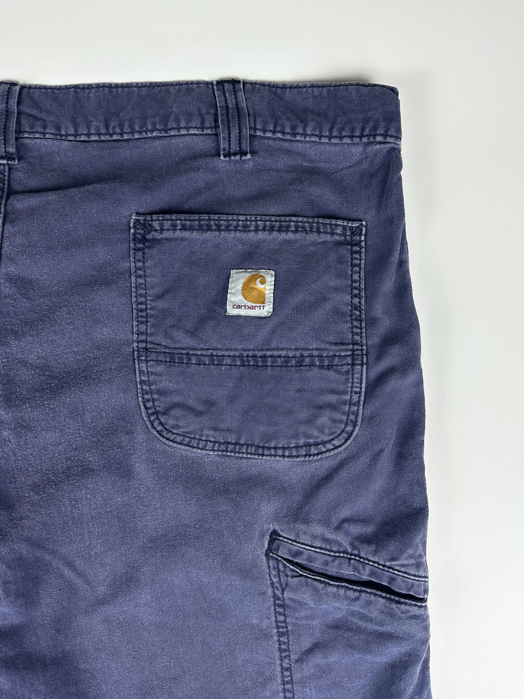 Preloved 2010s Carhartt Relaxed Fit Canvas Workwear Carpenter Pants (42x25)