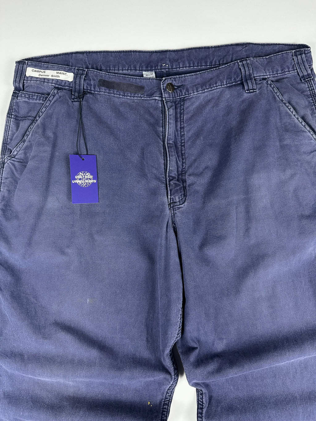 Preloved 2010s Carhartt Relaxed Fit Canvas Workwear Carpenter Pants (42x25)
