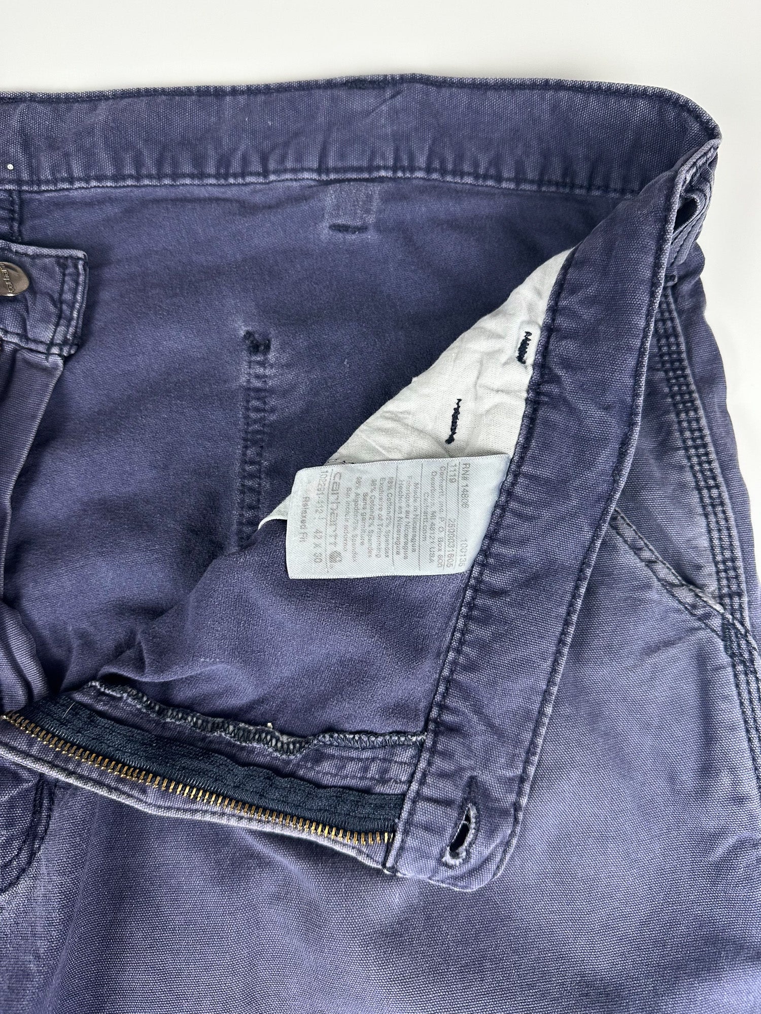 Preloved 2010s Carhartt Relaxed Fit Canvas Workwear Carpenter Pants (42x25)