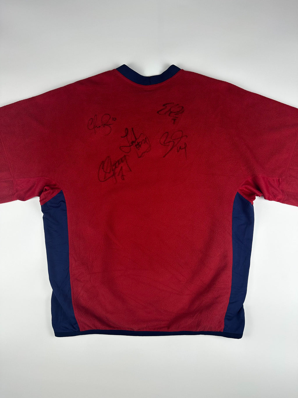 SIGNED Vintage 00s Nike Therma Fit U.S. Football Team USA Soccer Crewneck Fleece (L)