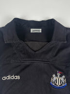 Vintage 90s 1995/1996 Adidas Newcastle United English Premier League Drill Pullover Training Sweatshirt (XL)