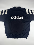 Vintage 90s 1995/1996 Adidas Newcastle United English Premier League Drill Pullover Training Sweatshirt (XL)