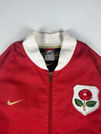 Preloved 00s Nike Football Classics 2007-09 Manchester United 1908/1909 Reissue Bomber Jacket (M)