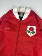 Preloved 00s Nike Football Classics 2007-09 Manchester United 1908/1909 Reissue Bomber Jacket (M)