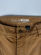 Preloved 2020s Carhartt Rugged Flex Straight Fit Duck Tapered Leg Utility Work Pants (31x30)