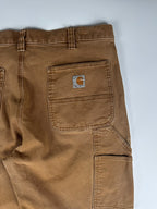 Preloved 2010s Carhartt Rugged Flex Relaxed Fit Duck Double Knee Utility Workwear Carpenter Pants (35x30)