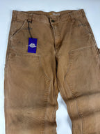 Preloved 2010s Carhartt Rugged Flex Relaxed Fit Duck Double Knee Utility Workwear Carpenter Pants (35x30)