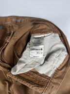 Preloved 2010s Carhartt Rugged Flex Relaxed Fit Duck Double Knee Utility Workwear Carpenter Pants (35x30)