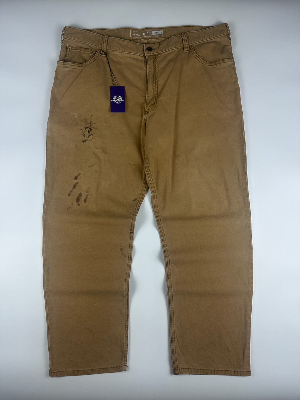Preloved 2020s Carhartt Rugged Flex Relaxed Fit Canvas 5-Pocket Work Pants (42x28)