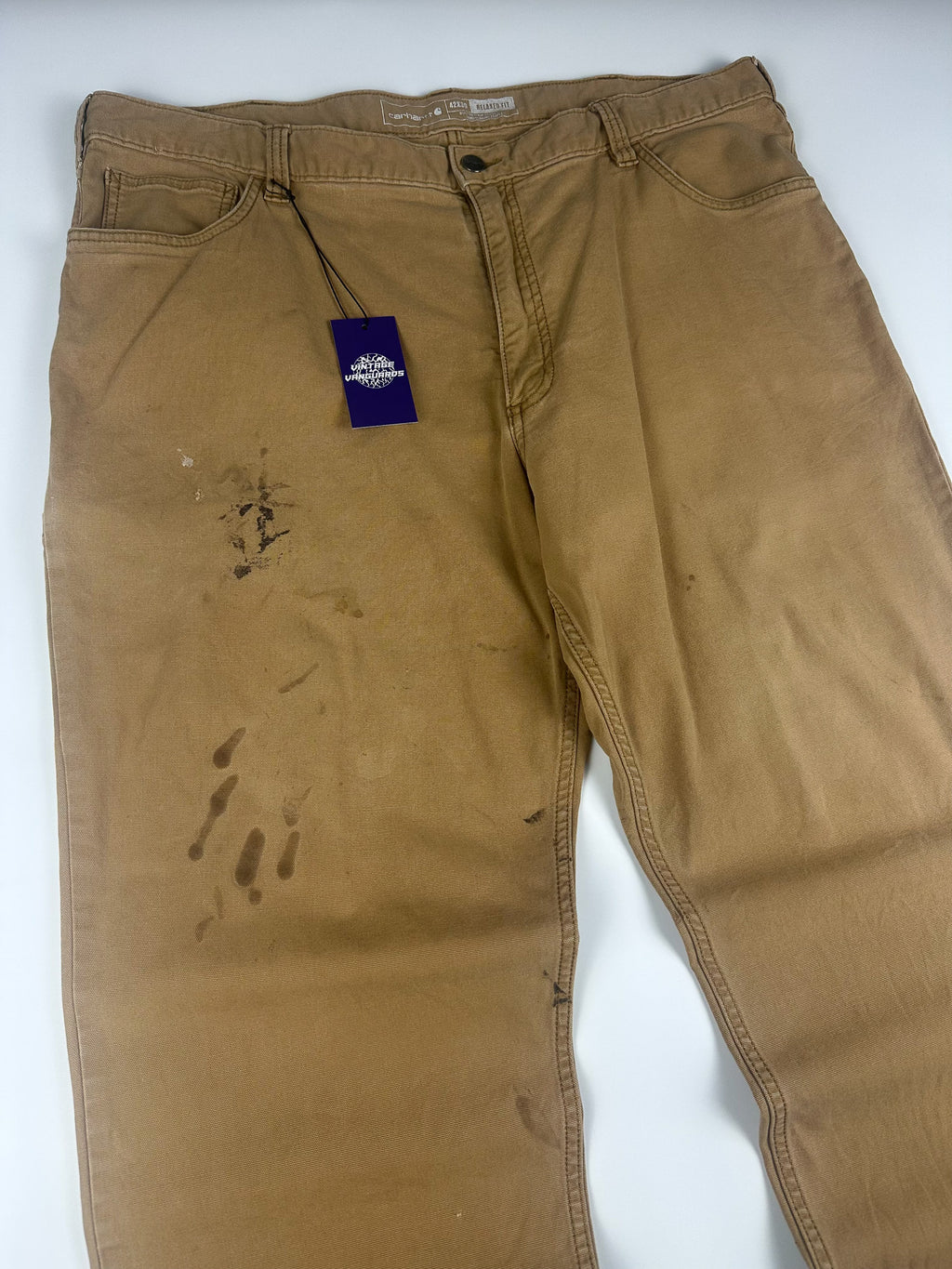 Preloved 2020s Carhartt Rugged Flex Relaxed Fit Canvas 5-Pocket Work Pants (42x28)