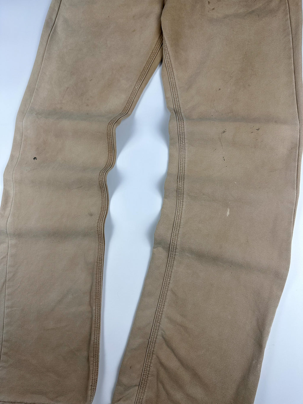 Preloved 2010s Carhartt Relaxed Fit Canvas Workwear Carpenter Pants (34x33)