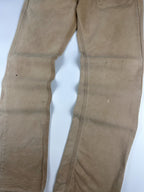 Preloved 2010s Carhartt Relaxed Fit Canvas Workwear Carpenter Pants (34x33)