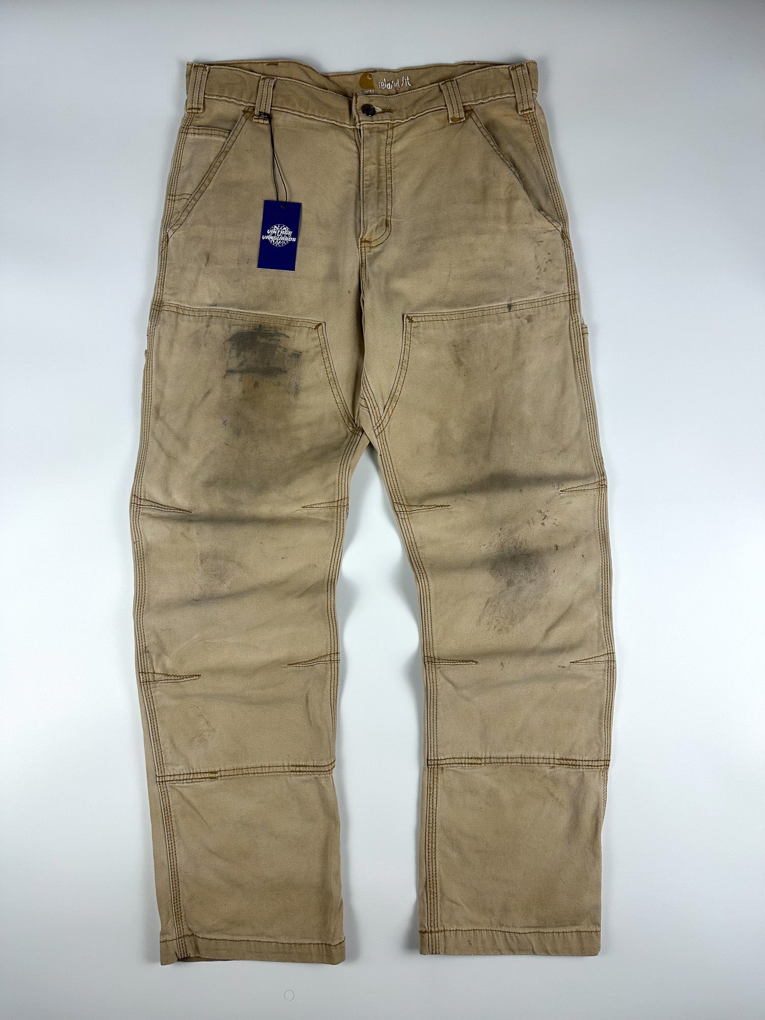 Preloved 2010s Carhartt Relaxed Fit Rugged Flex Rigby Double-Knee Utility Pants (34x30)