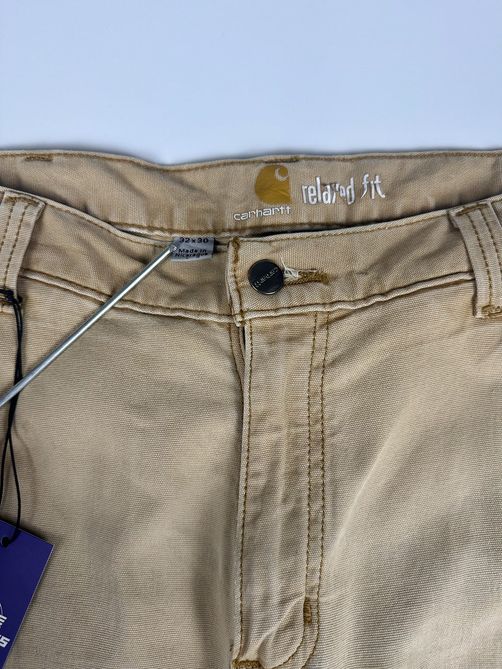 Preloved 2010s Carhartt Relaxed Fit Rugged Flex Rigby Double-Knee Utility Pants (34x30)