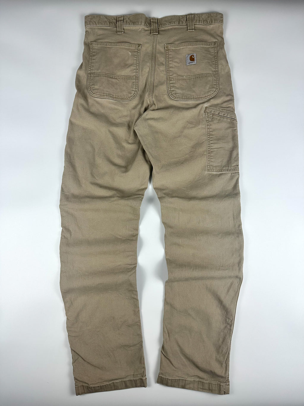 Preloved 2010s Carhartt Relaxed Fit Rugged Flex Canvas Workwear Carpenter Pants (35x32)