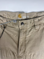 Preloved 2010s Carhartt Relaxed Fit Rugged Flex Canvas Workwear Carpenter Pants (35x32)