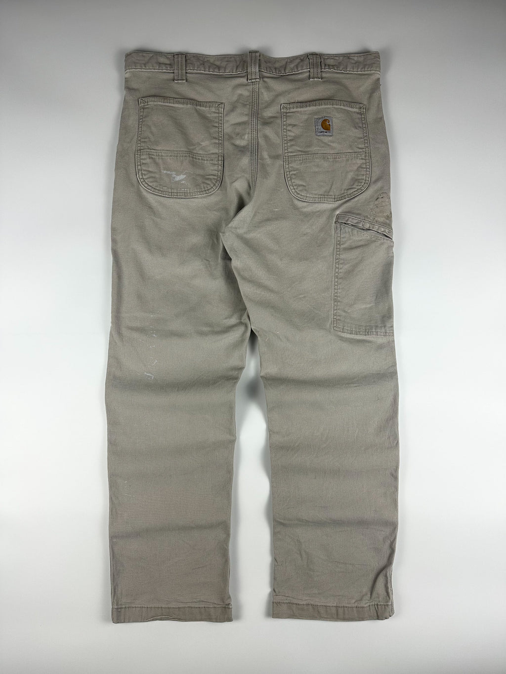 Preloved 2010s Carhartt Rugged Flex Relaxed Fit Canvas Workwear Carpenter Pants (36x28)