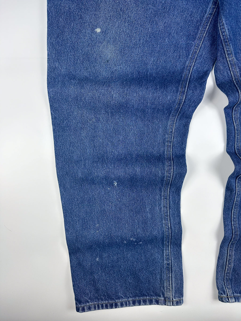 Vintage 00s Carhartt Relaxed Fit Straight Leg Heavyweight Denim Workwear Carpenter Jeans (46x32)