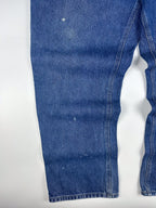 Vintage 00s Carhartt Relaxed Fit Straight Leg Heavyweight Denim Workwear Carpenter Jeans (46x32)
