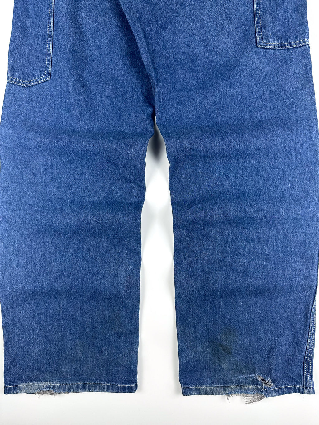 Vintage 00s Carhartt Relaxed Dungaree Fit Workwear Carpenter Denim Jean (33x31.5)