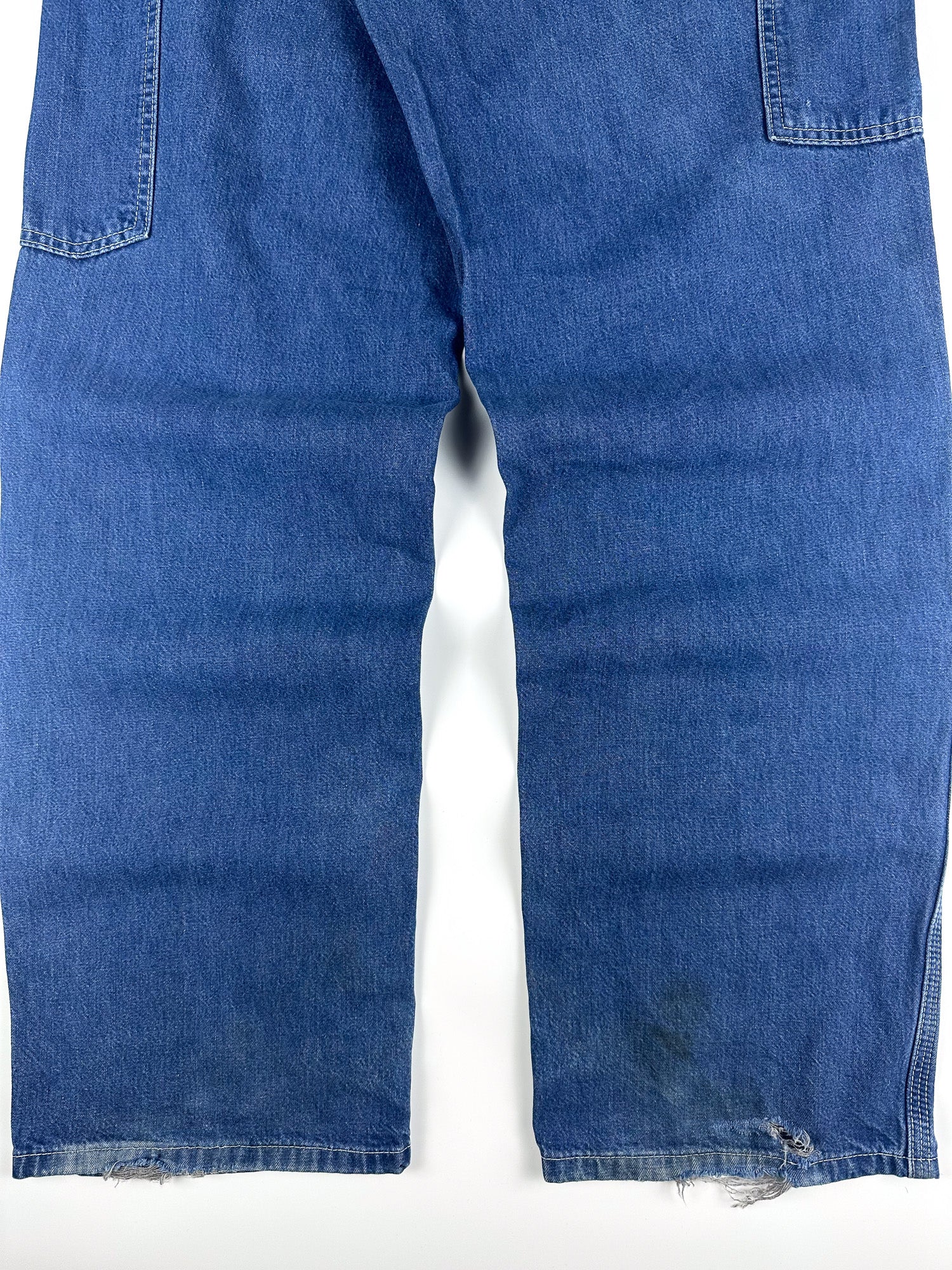 Vintage 00s Carhartt Relaxed Dungaree Fit Workwear Carpenter Denim Jean (33x31.5)
