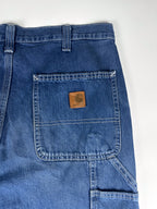 Vintage 00s Carhartt Relaxed Dungaree Fit Workwear Carpenter Denim Jean (33x31.5)