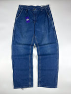 Vintage 00s Carhartt Relaxed Dungaree Fit Workwear Carpenter Denim Jean (33x31.5)