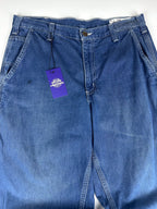 Vintage 00s Carhartt Relaxed Dungaree Fit Workwear Carpenter Denim Jean (33x31.5)