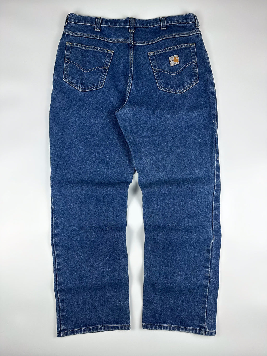 Vintage 00s Carhartt Flame Resistant Heavyweight 5-Pocket Denim Carpenter Jeans (36x30)