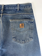 Preloved 2010s Carhartt B180 Relaxed Fit Heavyweight Denim Work Carpenter Jeans (34x31)