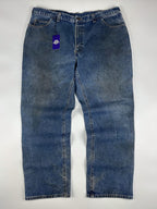 Vintage 00s Carhartt Flame Resistant Heavyweight 5-Pocket Denim Carpenter Jeans (40x30)