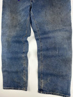Vintage 00s Carhartt Flame Resistant Heavyweight 5-Pocket Denim Carpenter Jeans (40x30)