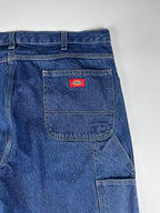 Preloved 2010s Dickies Relaxed Fit Denim Carpenter Workwear Pants (38x30)