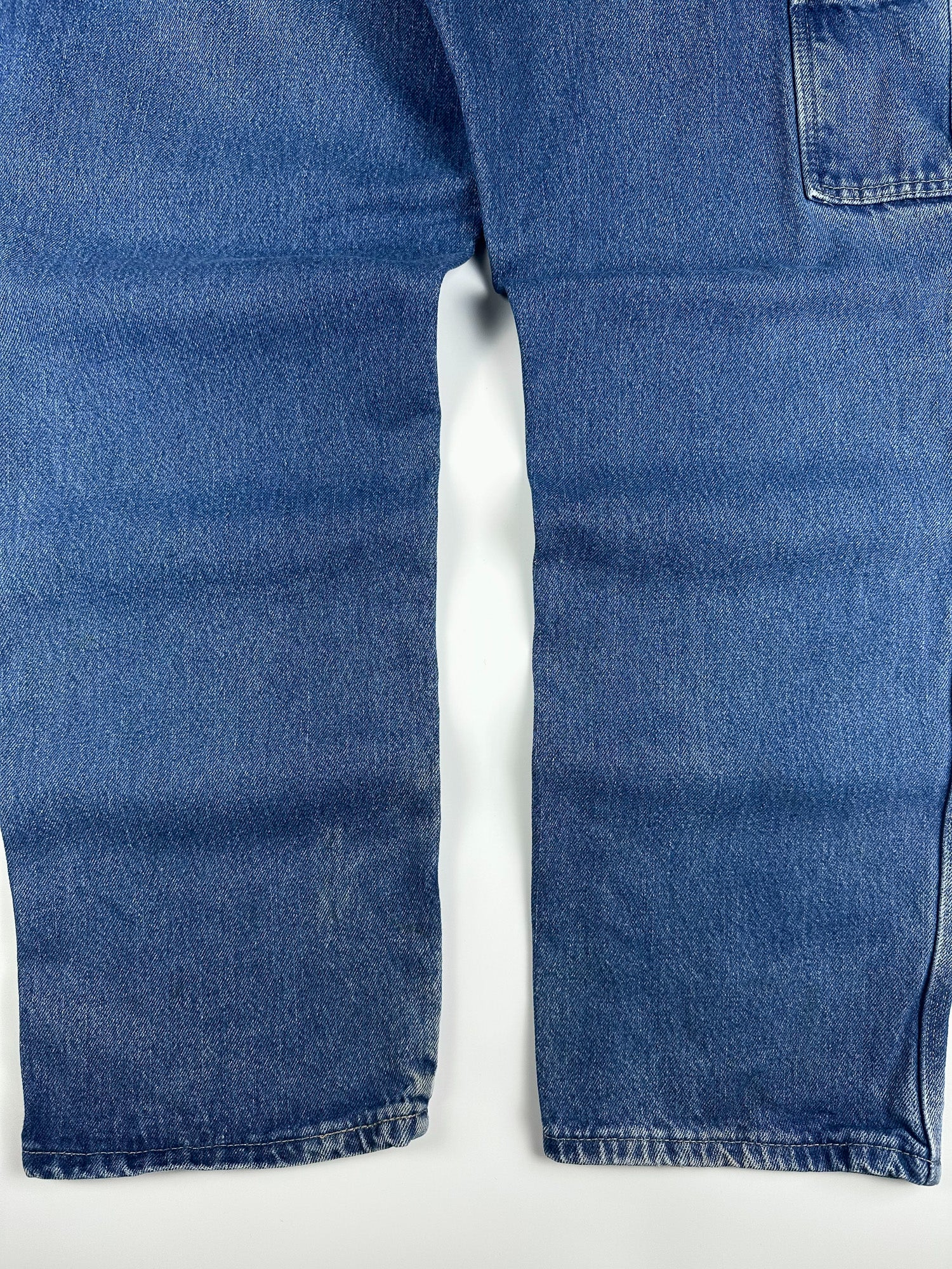 Preloved 2010s Dickies Relaxed Fit Denim Carpenter Workwear Pants (36x31)