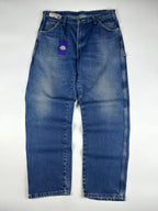 Preloved 2010s Dickies Relaxed Fit Denim Carpenter Workwear Pants (36x31)