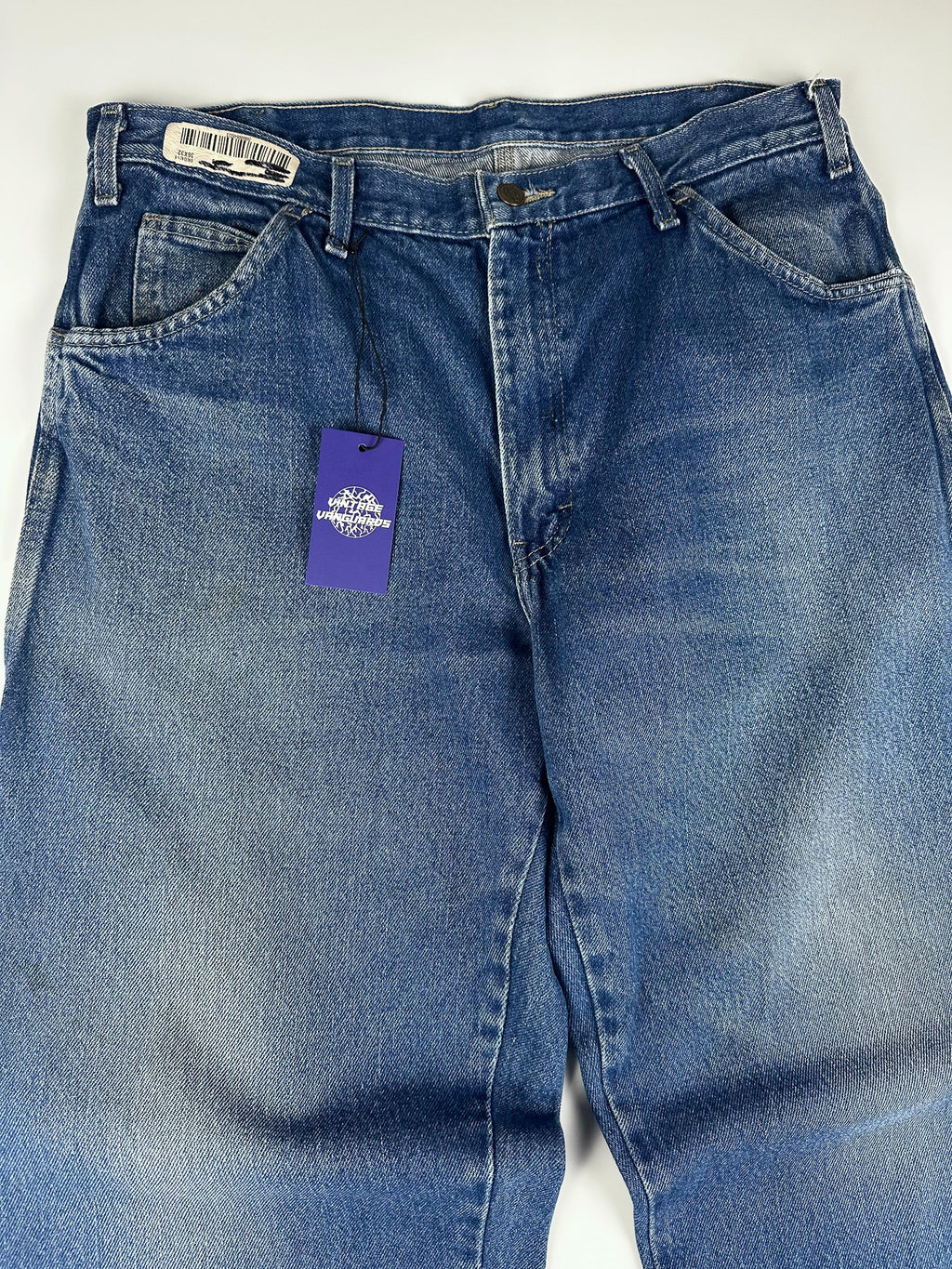 Preloved 2010s Dickies Relaxed Fit Denim Carpenter Workwear Pants (36x31)