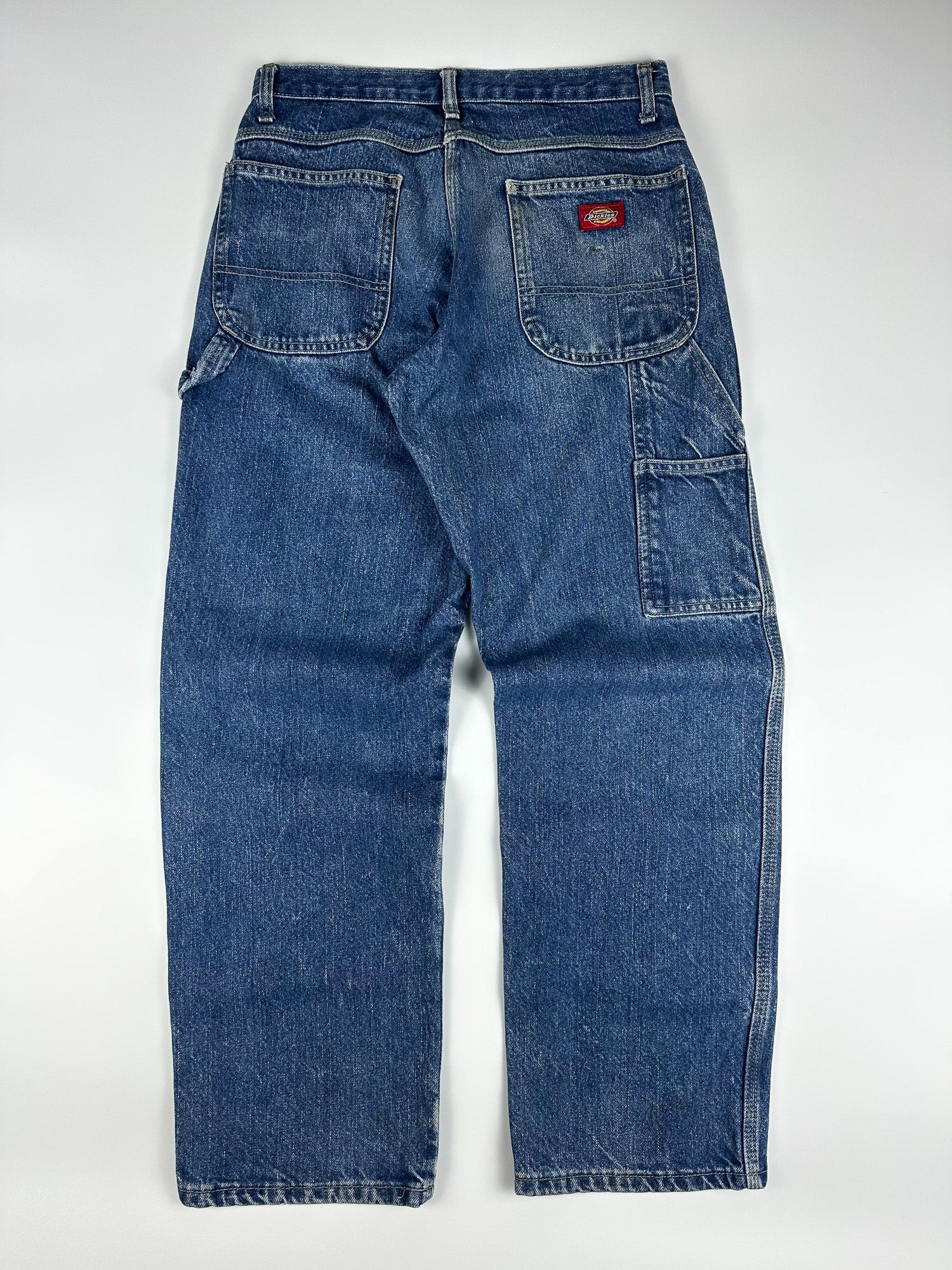 Preloved 2010s Dickies Regular Straight Fit 5-Pocket Denim Heavyweight Workwear Jeans (28x28)