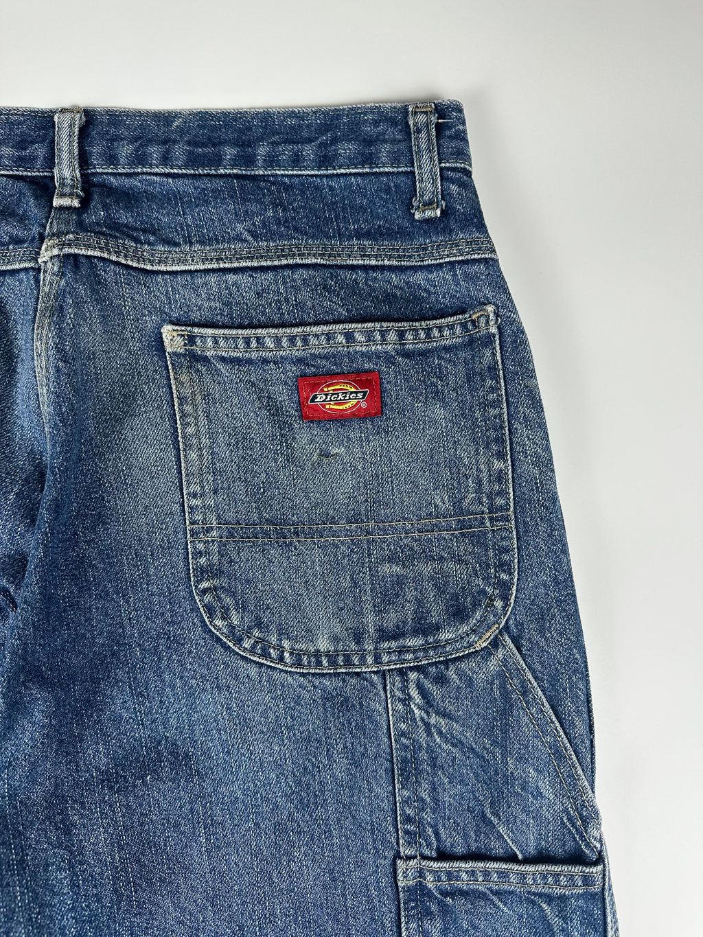 Preloved 2010s Dickies Regular Straight Fit 5-Pocket Denim Heavyweight Workwear Jeans (28x28)