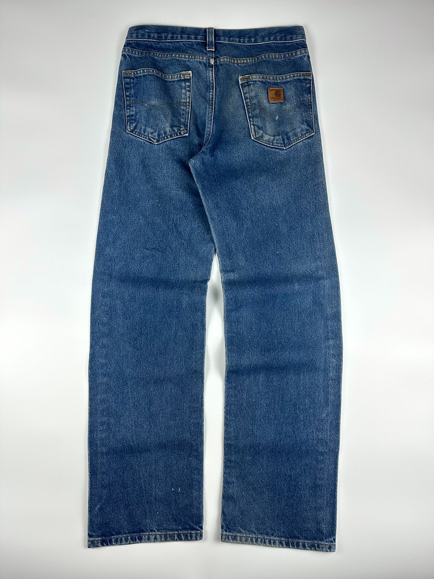 Preloved 2010s Carhartt B480 Traditional Straight Fit 5-Pocket Carpenter Jeans (30x31)