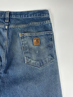 Preloved 2010s Carhartt B480 Traditional Straight Fit 5-Pocket Carpenter Jeans (30x31)