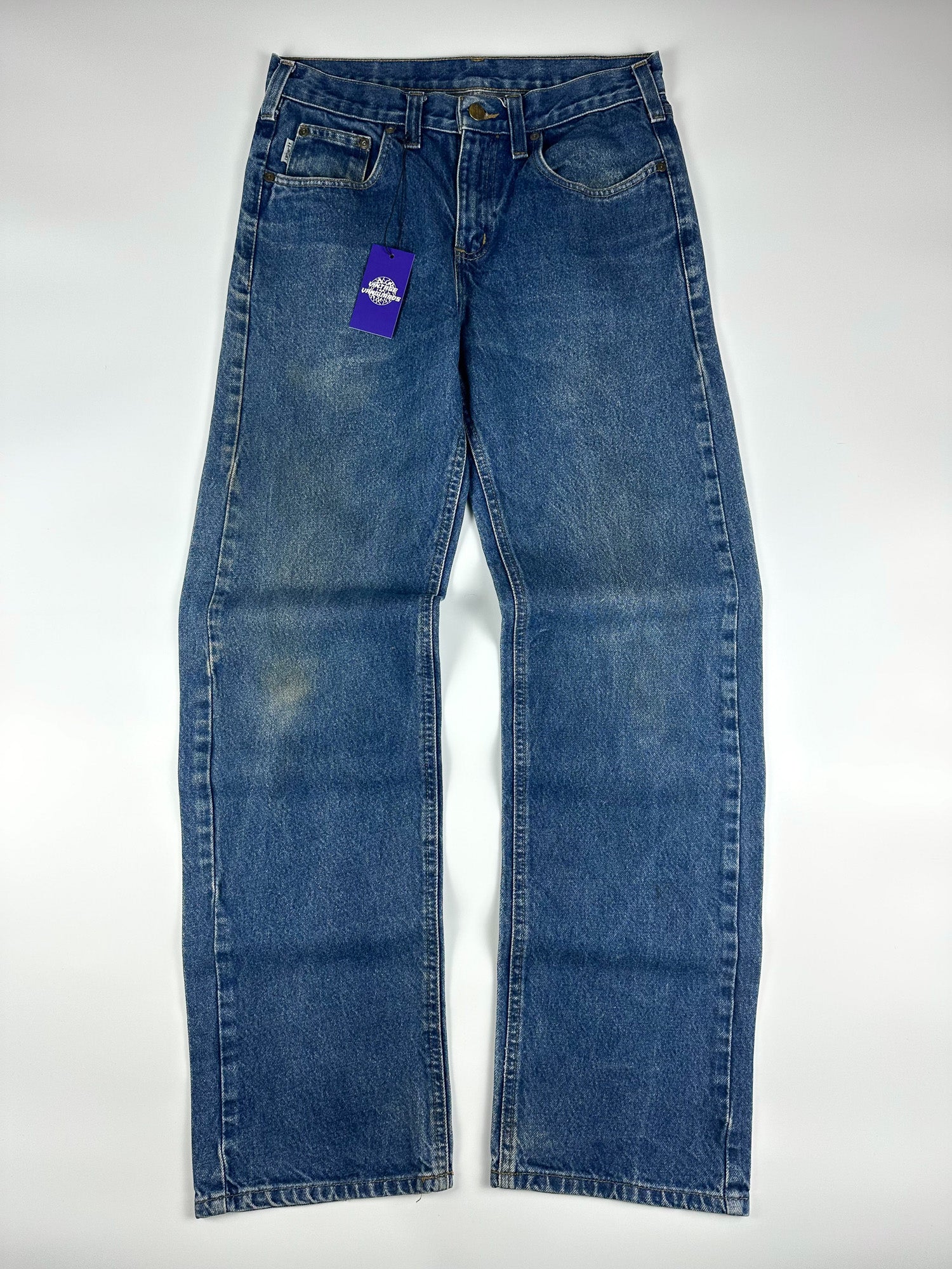 Preloved 2010s Carhartt B480 Traditional Straight Fit 5-Pocket Carpenter Jeans (30x31)
