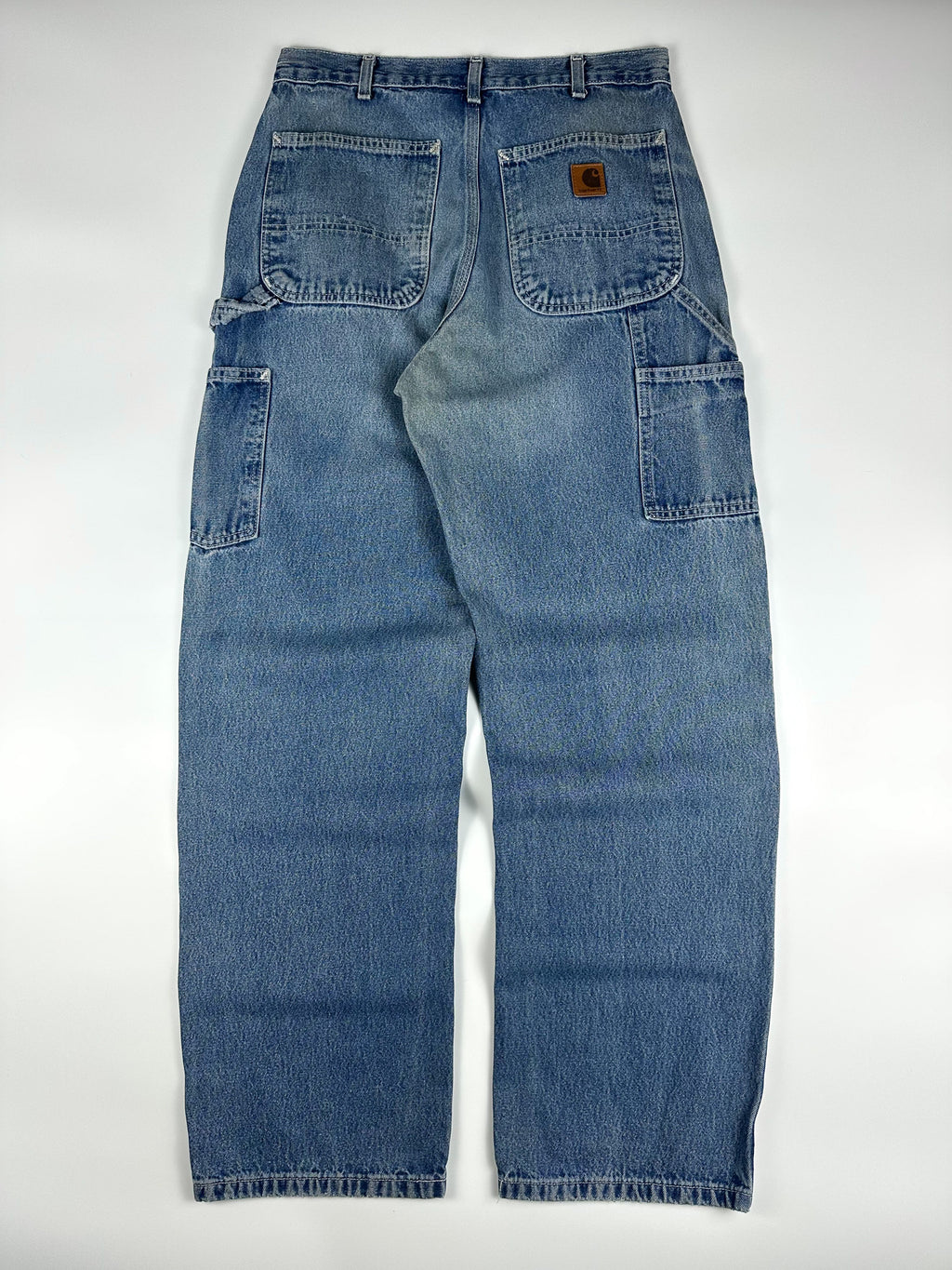 Preloved 2010s Carhartt B13 Original Dungaree Fit Workwear Carpenter Jeans (31x31)